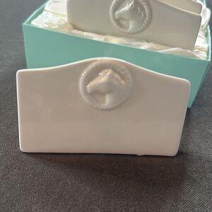 Placatile Designs Horse Design Erasable Ceramic Place Cards Set of 6 BRAND NEW